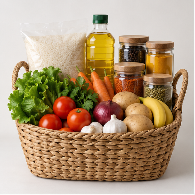 Premium grocery basket